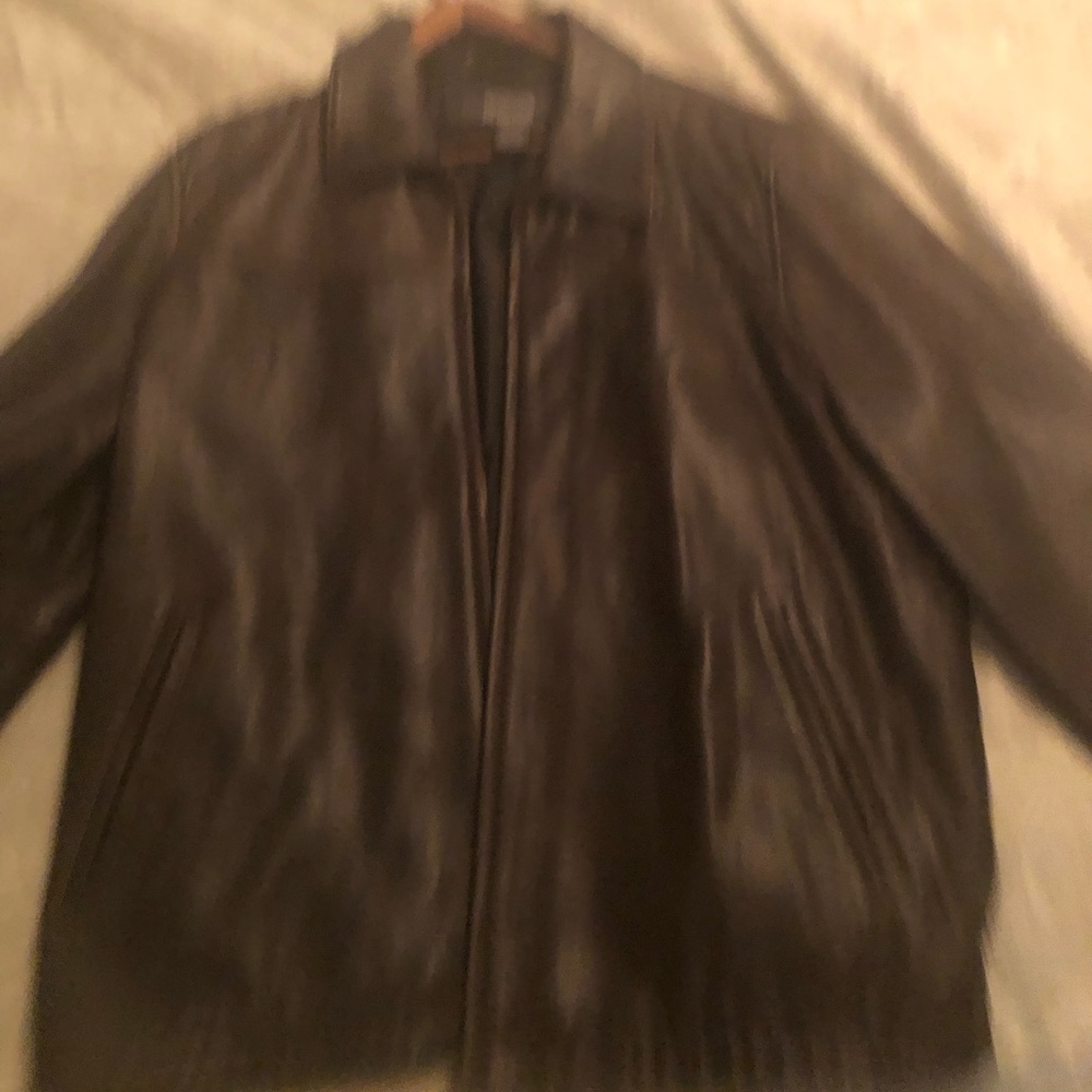 NWT Leather coat